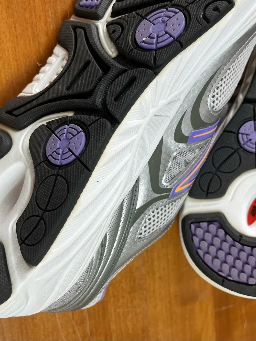 New Balance Silver and Purple Men’s Size 12 Athletic Sneakers